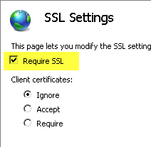 SSLを要求する